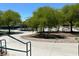View of the skate park area from shaded viewing area, offering a recreational area for skateboard enthusiasts at 7909 Citrus Meadow Ct, Las Vegas, NV 89131