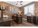 Functional home office with modern decor, ample space and natural light at 8013 Green River Knob St, Las Vegas, NV 89113