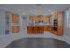 Large kitchen with an island that overlooks an open floor plan at 8228 Fulton Ranch St, Las Vegas, NV 89131