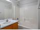Bathroom features a tub and shower combo and vanity at 9535 Golden Scots Ct, Las Vegas, NV 89123