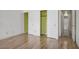 Bedroom with hardwood flooring and closet at 9535 Golden Scots Ct, Las Vegas, NV 89123
