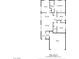 Detailed floor plan showcasing the layout of the home's living spaces and room dimensions at 9535 Golden Scots Ct, Las Vegas, NV 89123