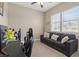 Comfortable bedroom with a work desk and gaming chair, perfect for study or relaxation at 10972 Nicholas Jay Ave, Las Vegas, NV 89166