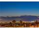 Panoramic city views showcase the Las Vegas Strip skyline from the home's location at 1144 Calico Ridge Dr, Henderson, NV 89011