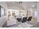 Cozy living room with access to both the backyard and dining room at 1144 Calico Ridge Dr, Henderson, NV 89011