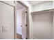 A simple and functional walk-in closet with ample storage space at 1144 Calico Ridge Dr, Henderson, NV 89011