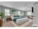 Beautiful primary bedroom with a comfortable king bed, and stylish decor at 1532 Via Cassia, Henderson, NV 89052
