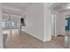 Open living area with a fireplace and access to multiple rooms at 1532 Via Cassia, Henderson, NV 89052
