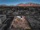 Aerial view showcases the property's layout with mountain views at 1731 Sherwin Ln, Las Vegas, NV 89156