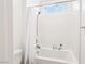 Clean bathroom with a shower-tub combination and white subway tile surround at 267 Cordelia Cove Ave # 812, Henderson, NV 89011