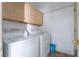 Bright laundry room with a washing machine and dryer at 2851 S Valley View Blvd # 2148, Las Vegas, NV 89102