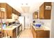 Inviting kitchen area, well-lit with appliances and neutral tones at 3008 Saint George St # B, North Las Vegas, NV 89030