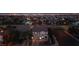 An aerial view showcasing the neighborhood, with a glimpse of the Las Vegas skyline in the background at 3194 Lapis Beach Dr, Las Vegas, NV 89117