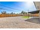 Backyard featuring a grass patch and white gravel at 333 Rossmoyne Ave, North Las Vegas, NV 89030