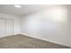 Bright bedroom showcases a large closet and new carpet, awaiting your personal touch at 333 Rossmoyne Ave, North Las Vegas, NV 89030