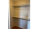 A walk-in closet offering ample storage with shelving and rods, ideal for organization at 4285 El Como Way, Las Vegas, NV 89121