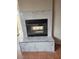 Marble tiled fireplace enhances the charm of the living space at 4285 El Como Way, Las Vegas, NV 89121