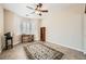 Office with desk and shelving, and tile flooring at 4552 Largo Cantata St, Las Vegas, NV 89135