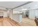 Modern kitchen features stainless steel appliances and white cabinetry at 4835 Illustrious St, Las Vegas, NV 89147