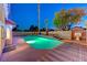 Sparkling pool with inviting patio space, designed for relaxation and summer enjoyment at 4835 Illustrious St, Las Vegas, NV 89147