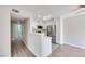 Updated kitchen featuring white cabinets, stainless appliances, and modern finishes at 5217 Caspian Springs Dr # 101, Las Vegas, NV 89120