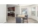 Eat-in kitchen with modern finishes and an adjacent dining area perfect for enjoying casual meals at 5221 Crooked River Cir, Las Vegas, NV 89149