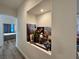 Hallway niche displays artwork leading to the bedroom at 5422 Nestled Moon Ct, Las Vegas, NV 89131