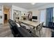 Relaxing living area with fireplace, entertainment setup, and stylish decor at 5422 Nestled Moon Ct, Las Vegas, NV 89131