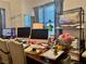 Dedicated office area with a large desk and organized workspace at 5422 Nestled Moon Ct, Las Vegas, NV 89131