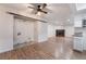 Open floor plan including laundry and fireplace at 6711 W Charleston Blvd # 2, Las Vegas, NV 89146