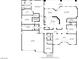 Detailed floor plan showcasing layout of rooms including bedrooms, bathrooms, kitchen, living room, and garage dimensions at 8356 Shady Lady Ct, Las Vegas, NV 89131