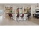 Spacious kitchen featuring a breakfast bar with seating and ample counter space at 8356 Shady Lady Ct, Las Vegas, NV 89131