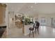 Open-concept kitchen with breakfast bar, stainless steel appliances, and ample counter space at 8356 Shady Lady Ct, Las Vegas, NV 89131
