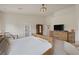 Spacious main bedroom with double door access to rear of property at 8356 Shady Lady Ct, Las Vegas, NV 89131