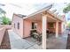 Covered patio featuring concrete floors, outdoor furniture and string lights at 930 High Plains Dr, Henderson, NV 89002