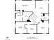 Second floor plan featuring three bedrooms, two baths and a loft space at 11273 Accademia Ct, Las Vegas, NV 89141