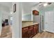 Open kitchen view with granite countertops and stainless steel appliances at 2451 N Rainbow Blvd # 1066, Las Vegas, NV 89108