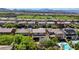 An aerial view of a community showcasing well-maintained homes with mature landscaping and inviting outdoor spaces at 2544 Sable Ridge St, Henderson, NV 89044