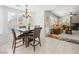 Cozy breakfast nook with a view to the living room providing a sunlit dining space with a view at 2736 Huber Heights Dr, Las Vegas, NV 89128