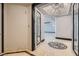 Elegant entryway with marble floors, decorative medallion, and views into the expansive living space at 2777 Paradise Rd # 2701, Las Vegas, NV 89109