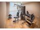 Home gym featuring a multi-station weight machine and other exercise equipment for a complete workout at 2777 Paradise Rd # 2701, Las Vegas, NV 89109