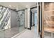 Modern shower with rainfall showerhead and luxury sauna, designed for a spa-like experience in your home at 2777 Paradise Rd # 2701, Las Vegas, NV 89109