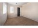 Bedroom with plush carpeting and neutral paint at 3120 Inlet Bay Ave, North Las Vegas, NV 89031
