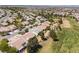 A high, aerial view of the neighborhood, near the golf course at 3312 Lapwing Dr, North Las Vegas, NV 89084