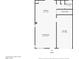Detailed first-floor plan featuring living room, kitchen, bathroom, garage, and entry at 3619 Hat Rock Ct, Las Vegas, NV 89129