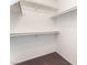 Walk-in closet with built-in shelves at 4321 Stockbridge St, Las Vegas, NV 89115