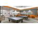 Billiard room with pool tables and comfortable seating, ideal for leisure and social gatherings at 439 Pelican Bay Ct, Henderson, NV 89012