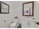 Powder bath features white vanity and modern fixtures at 512 Pima Canyon Ct, Las Vegas, NV 89144