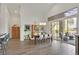 Dining room featuring a modern table and chairs plus bright light at 512 Pima Canyon Ct, Las Vegas, NV 89144