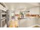 Beautiful kitchen featuring stone countertops and stainless-steel appliances at 5142 Southern Hills Ln, Las Vegas, NV 89113